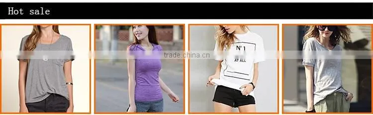 ladies fashion tshirts and womens t-shirts made in china with high quality comfort colors t-shirts