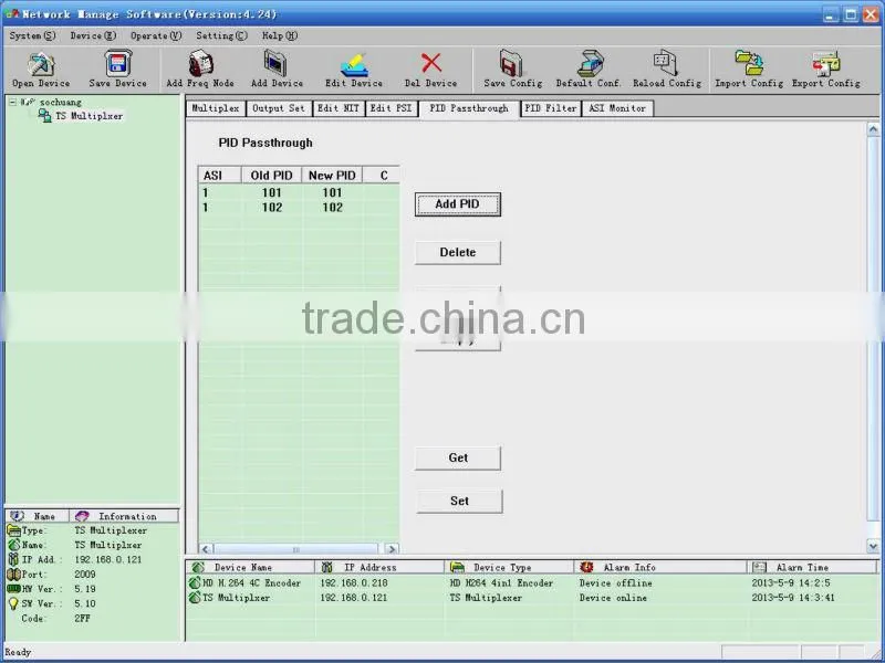mpeg4 multiplexer /catv multiplexer/tv multiplexer/headend 8 in 1