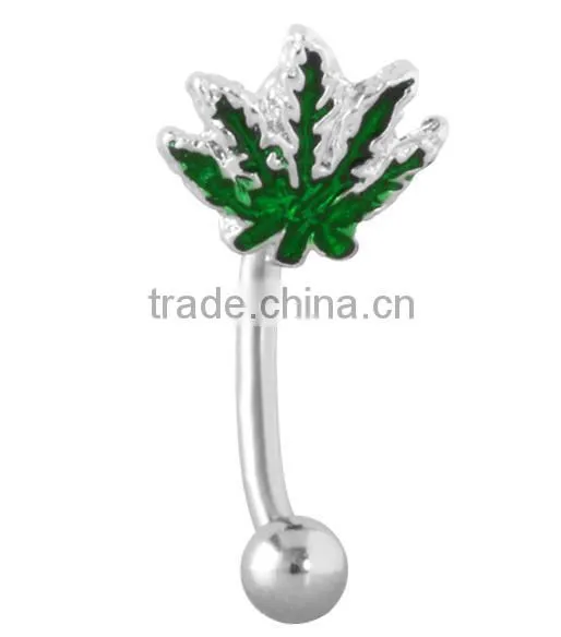 Hot Sale Cheap Custom Fake Stainless Steel Cool Eyebrow Rings Body Piercing Jewelry
