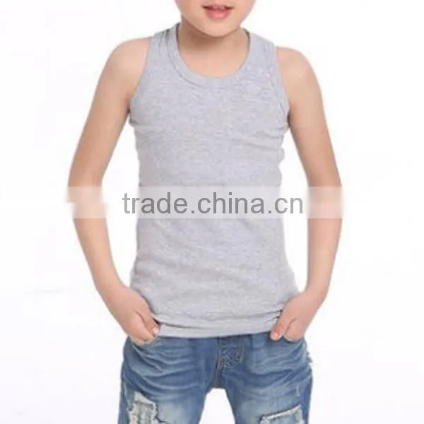 Children gym wear , child tank tops , child sleeveless clothing