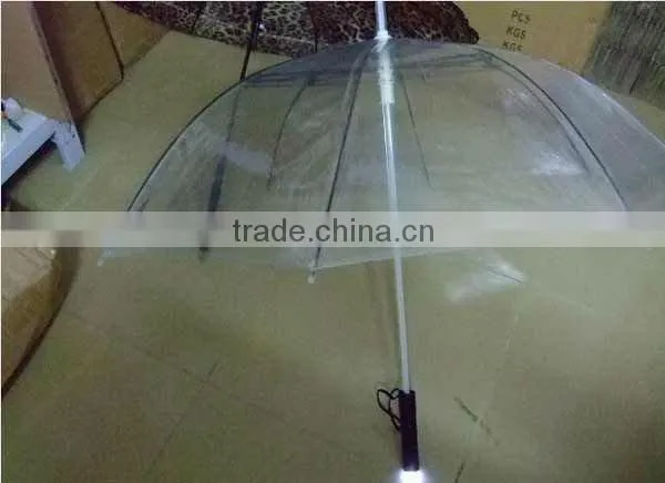 promotion LED magical shaft both sexes transparent umbrella