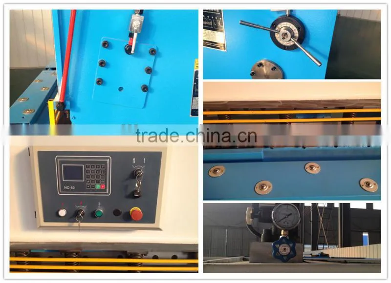 2014 Top Quality Guillotine Design Advanced 3200mm hydraulic guillotine shears