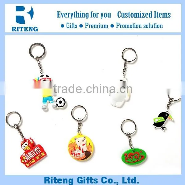 Promotional PVC Keyring With Customized Design