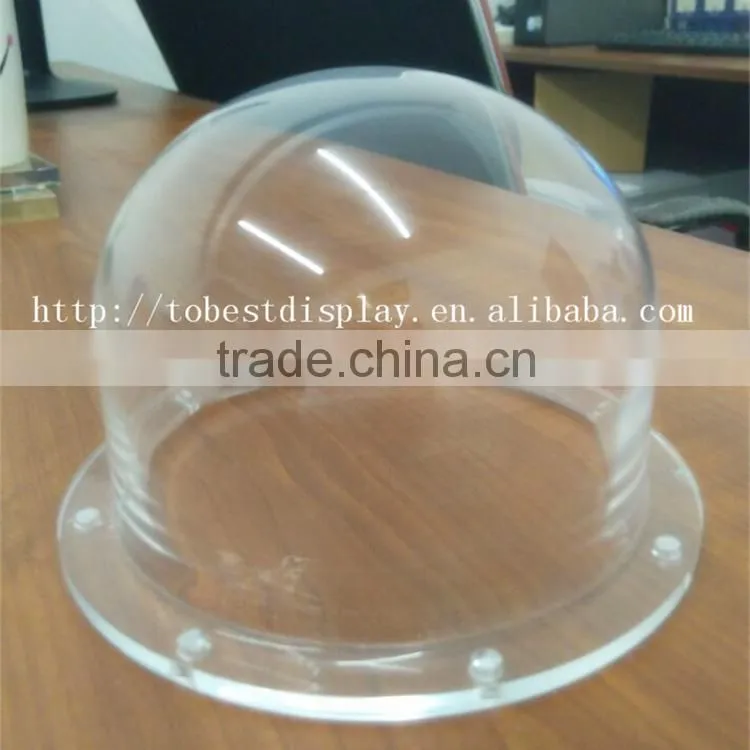 Wholesale clear acrylic dome cover, dome plate cover, polycarbonate dome cover