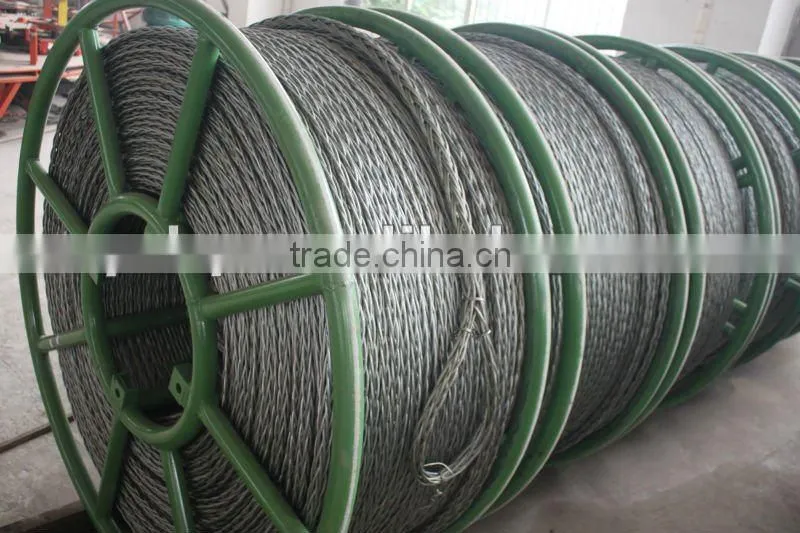 Anti-twisting galvanized steel braided rope