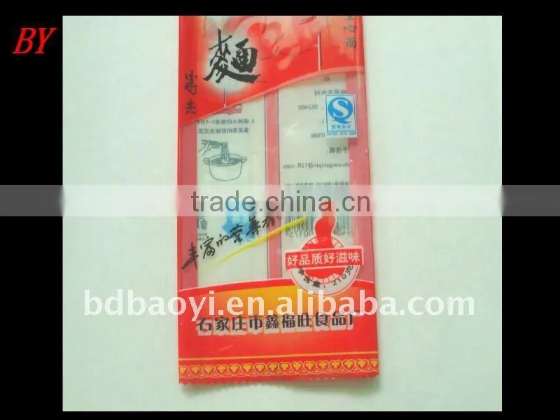 PE/PET laminated promotional delicious noodle packaging bags