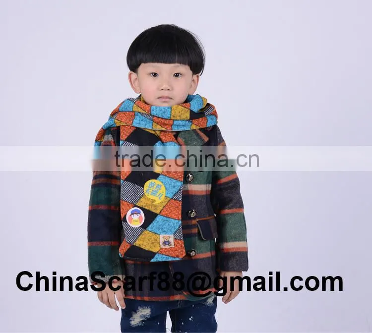 Winter children scarf