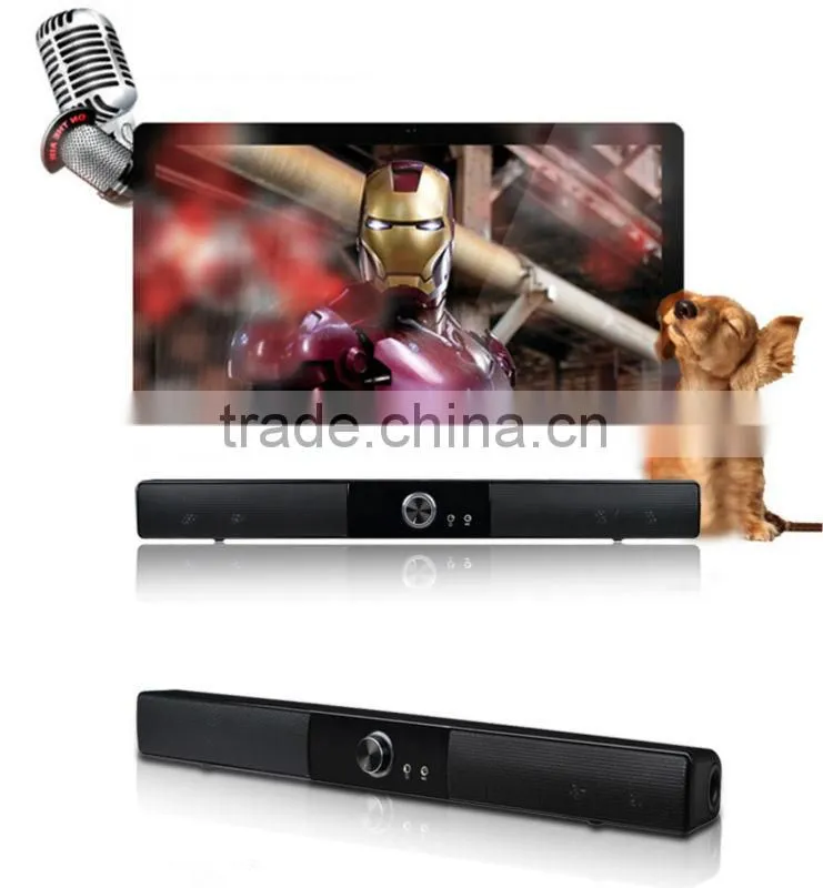 Mini system, wireless system,Popular and Cheap 2.0 pc soundbar , used for home theater