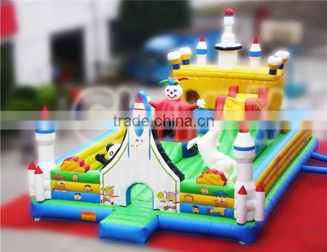 giant inflatable obstacle course for sale, airplane inflatable amusement park, inflatable fun city