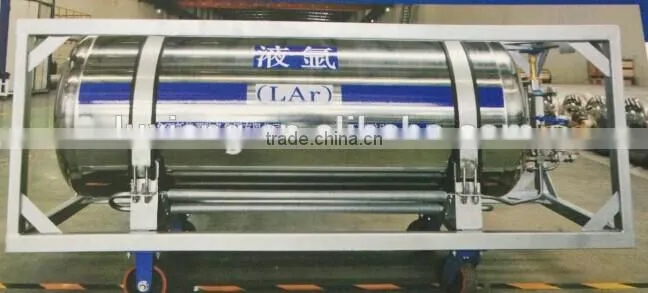 LNG cylinder/Cryogenic cylinder for liquid argon, double-layer vacuum structure