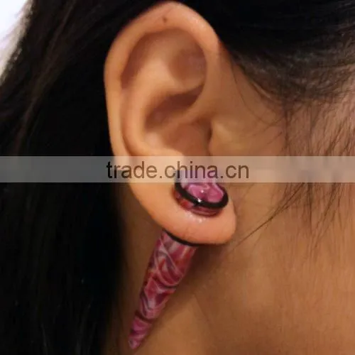 Cute Shivering Print Stretching Ear Taper,ear expander