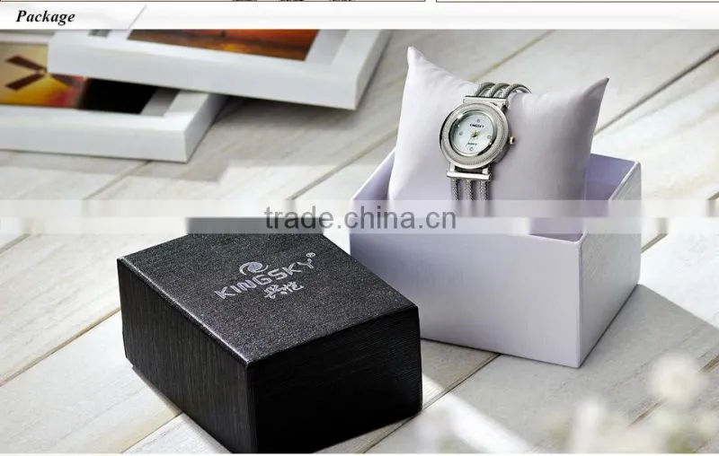 Fashion Brand Women Quartz Watches Silver Stainless Steel Unique Gift Design For Casual Ladies watches KY051
