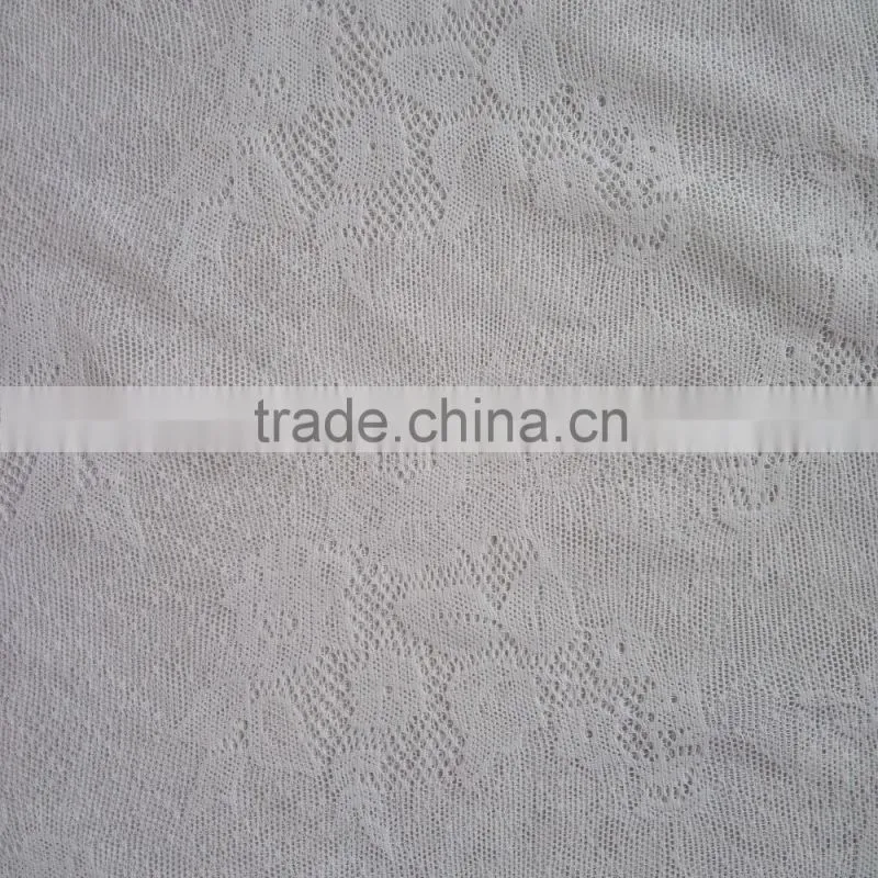 Shantou factory nylon spandex floral patern jacquard fabric
