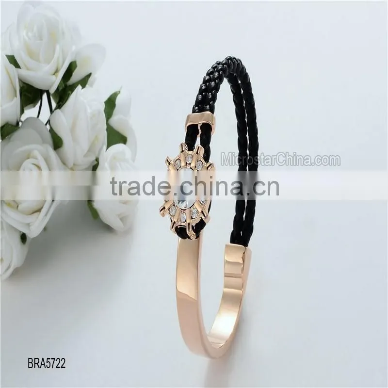 Alloy plating hollow diamond bracelet bangle