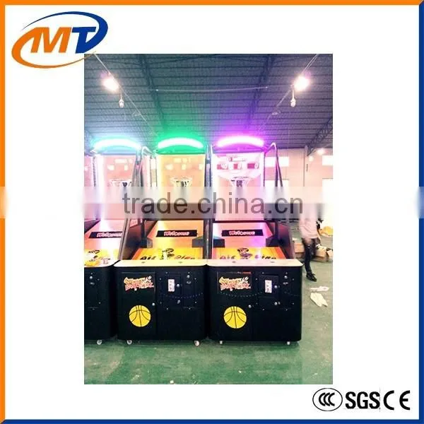 luxury basketball arcade game machine for sale /indoor coin operated basketball game machine with quality control