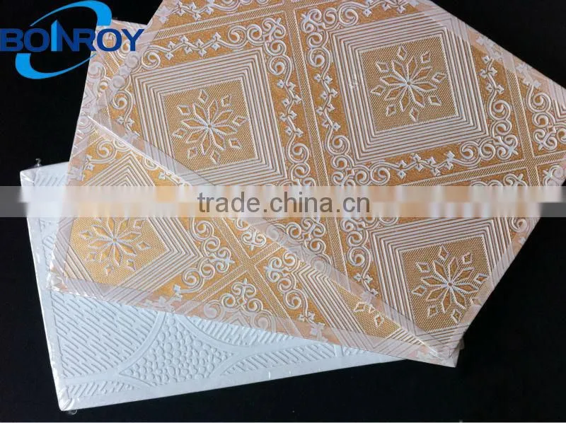 Pvc gypsum board with Aluminum Foil Back