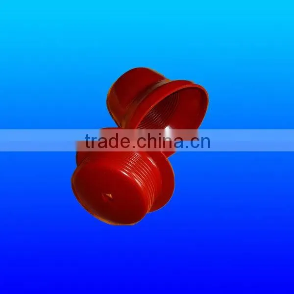 Plastic oil drill pipe cap