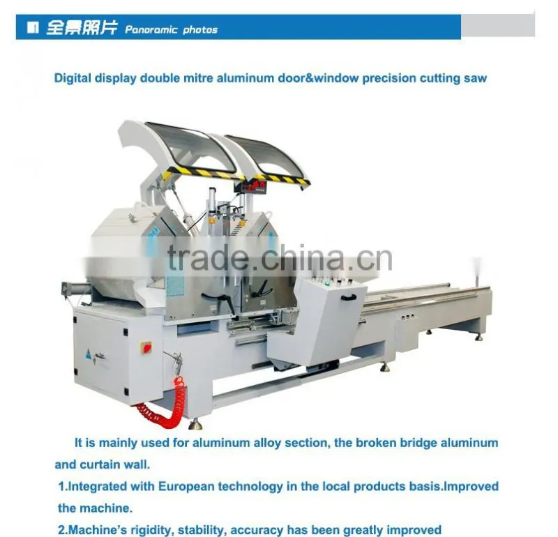 Double Head Mitre Aluminum Profile Cutting Saw