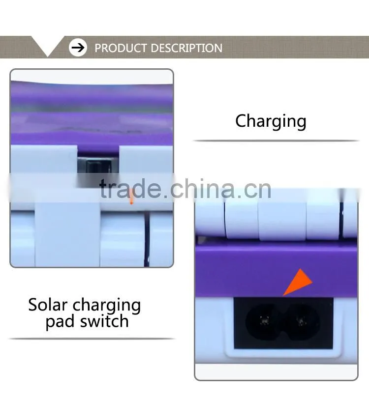 Solar LED table lamp, desk lamp, table light