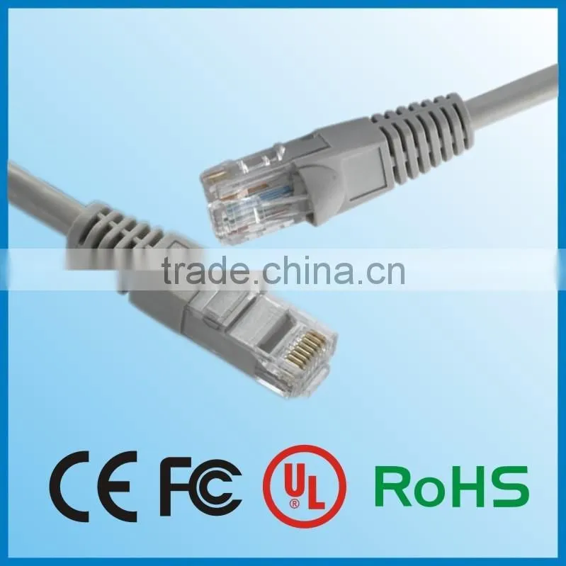 Factory Price 1 Meter UTP Cat.5e Patch Cable With RJ45 Plug
