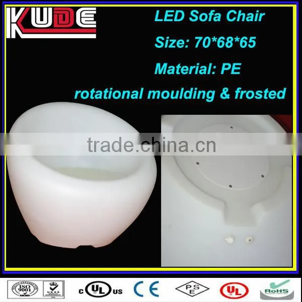 Hot sale LED illuminated bar furniture/LED sofa chair/LED drum stool