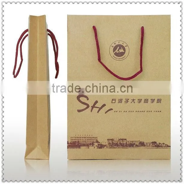 hot sell 2013 black print paper bags