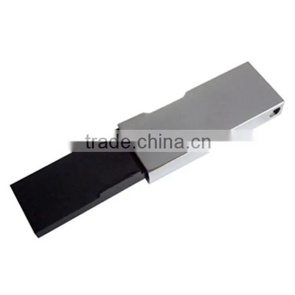 Keychain attached swivel usb drive with waterproof chip
