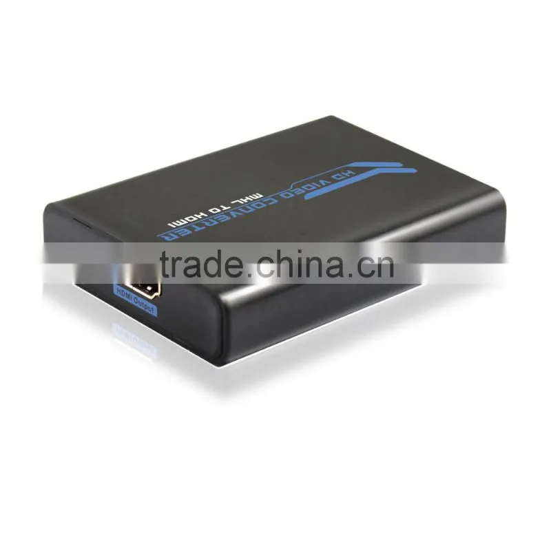 Cost-efficient Plastic Housing MHL To HDMI 1080P Mini Converter supports RCP