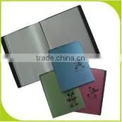 custom logo design pvc clip folder,bone folder