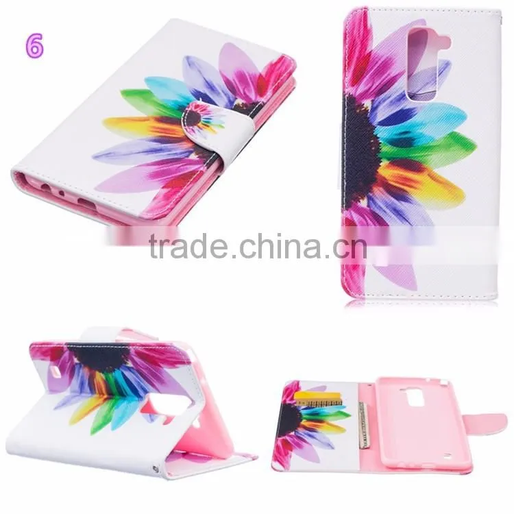 painted colored Leather Cover soft tpu Case for LG Neuxs 5X flowers animals design Case