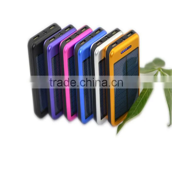 best price slim solar power bank with fashional design