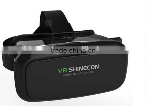 distributors' chance, best price 3d headset VR SHINECON 3D vr Glasses vr helmet virtual reality for movies/xbox one