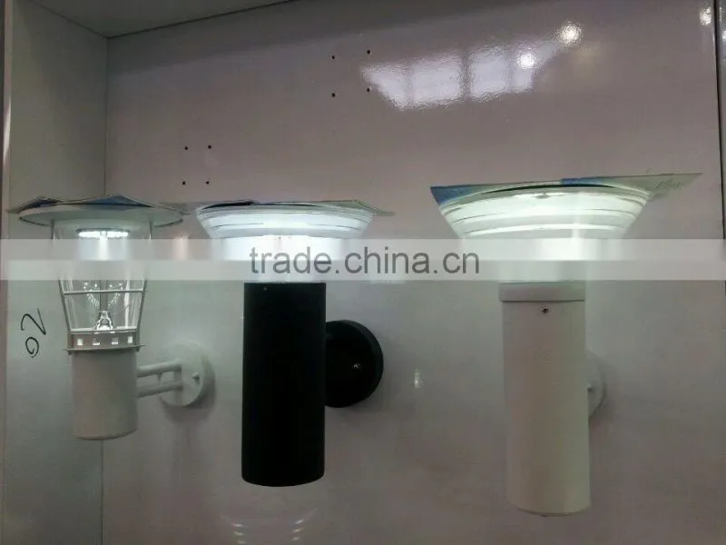 Outdoor Solar Power Path Wall Landscape Mount Light Garden Fence Light Lamp