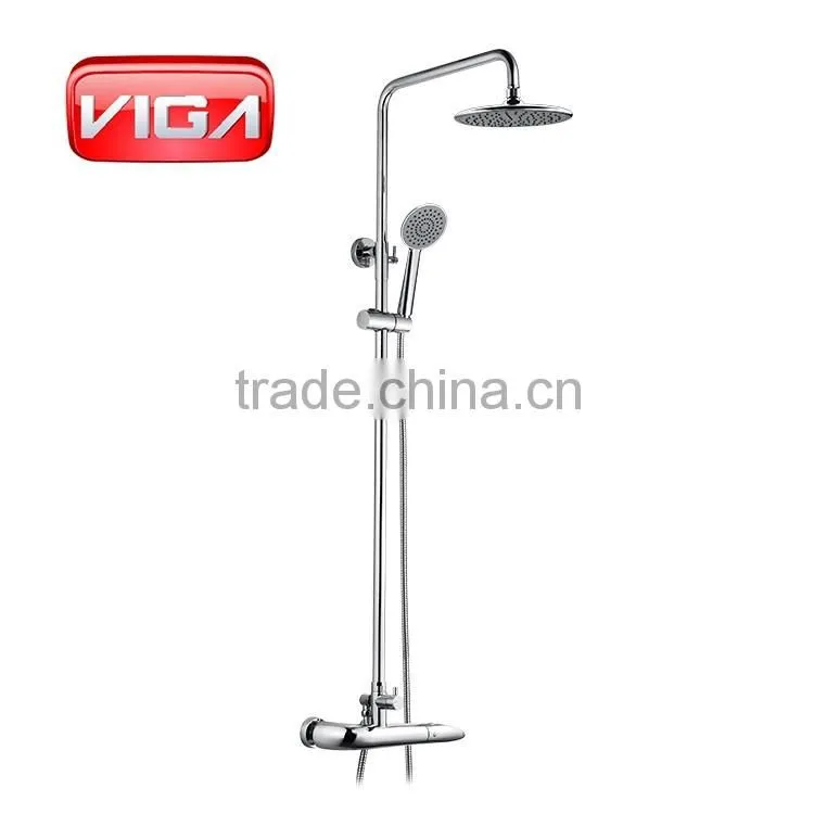 VIGA Emily shower mixer single lever brass body chrome toilet shower faucet