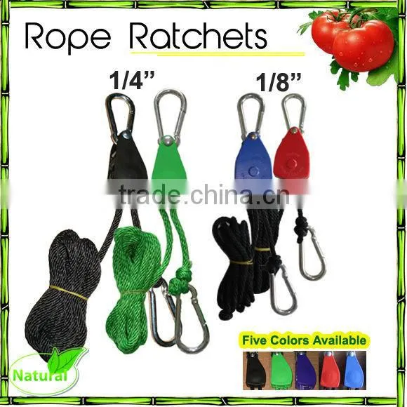 1/8" Adjustable Rope Ratchet Light Hanger and Pro Grip Grow YoYo