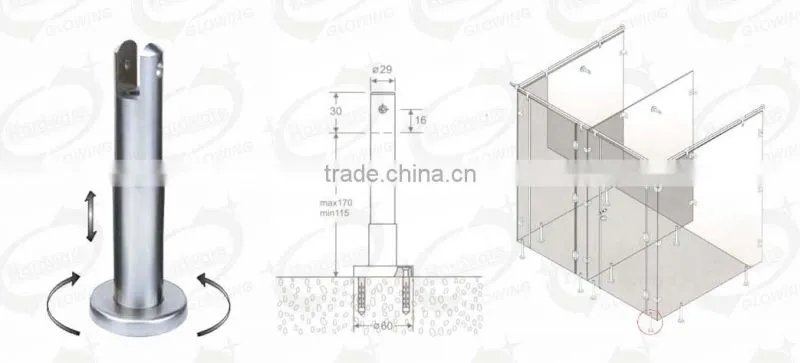 Stainless steel wc accessories wc door supporter