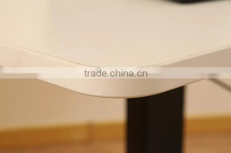 attractive office table with drawers with steel frame