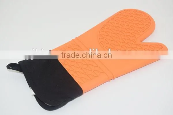 FDA Kitchen Waterproof thick BBQ silicone glove
