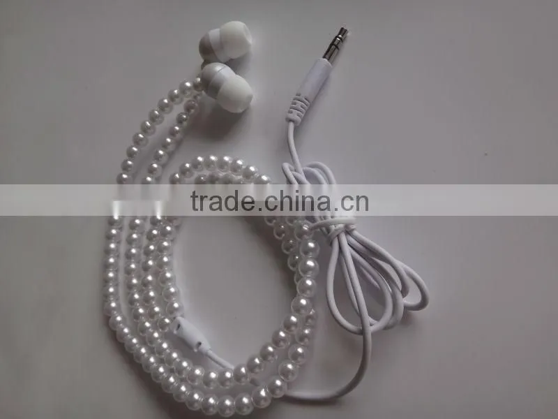 PS-I087 2014 shenzhen new design hot sale necklace earphone