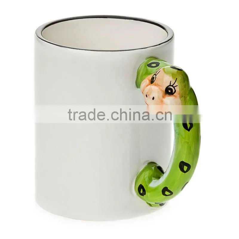 Sublimation mugs with 3d animal