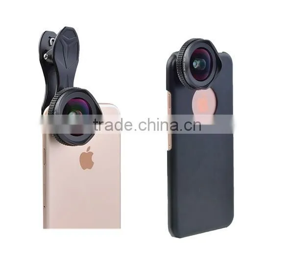 Universal 2 in1 Clip Wide Angle + CPL Filter Mobile Phone Camera Lens For iPhone 5 5C 5S 6 6+ 6S 6S Plus Samsung