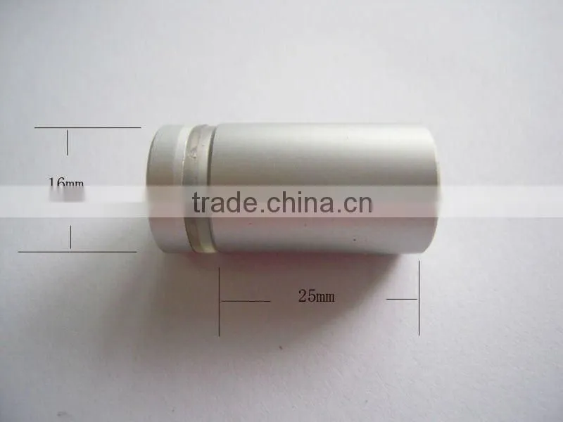 Glass Spacer Dia.16*25mm in Aluminum material