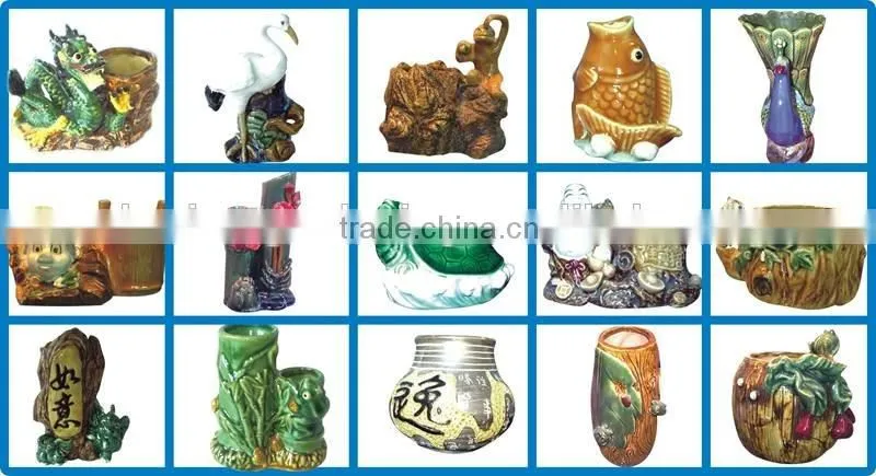 Chinese ceramic flower pot glazed flowerpot planter for garden ornamental decoration