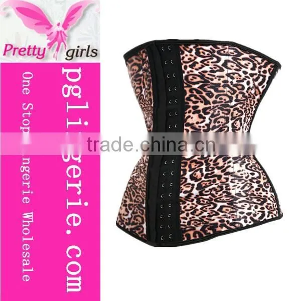 Classic Latex Waist Cincher and Leopard Print Latex Waist Trainer corset