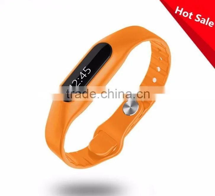 LCD smart watch, E6 silicone watch band sports wristband lcd smart watch