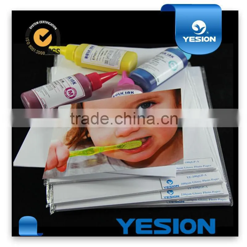 Wholesale desktop inkjet printer high glossy photo paper waterproof A4