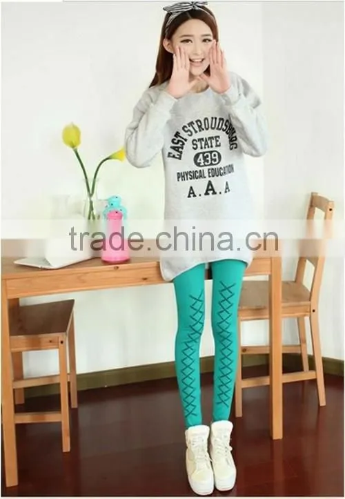 Blue Leggings Candy Color Tight Factory Best Selling Summer Leggings