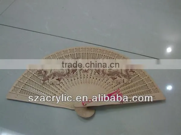 factory clearance wood fans wooden hand fans