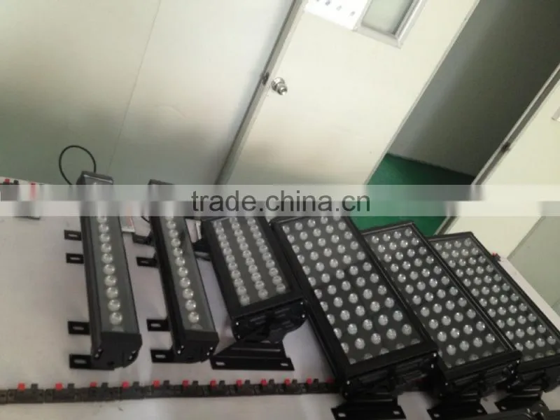 High power 72w IP65 RGB DMX led wall washer housing