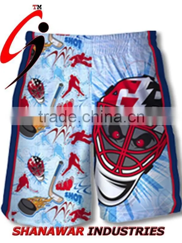 men antimicrobial sports sublimation shorts